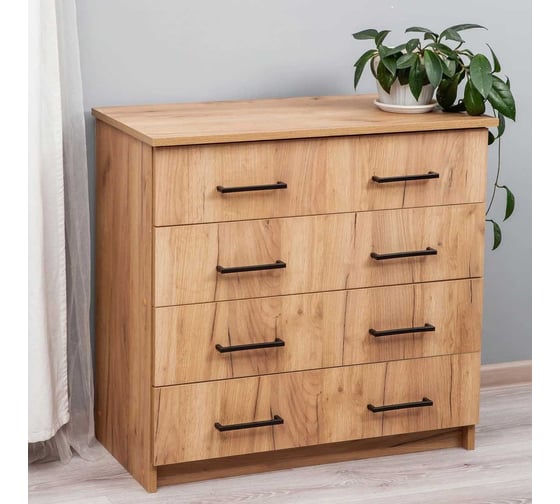 Комод LETTA Malta Plus Дуб крафт Золотой, 750х719x392 L135539