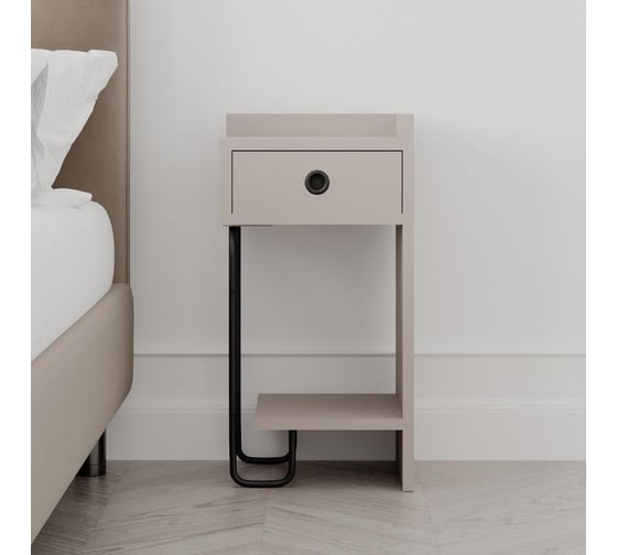 Прикроватная тумба leve sirius nightstand right module light mocha LEV00357