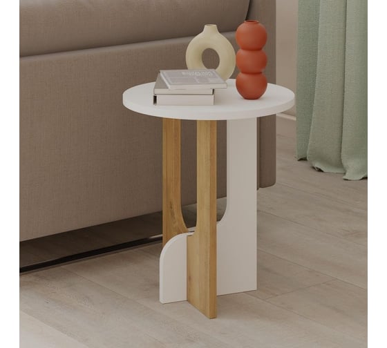 Журнальный стол leve luna side table white LEV00170