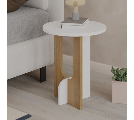 Журнальный стол leve luna side table white LEV00170