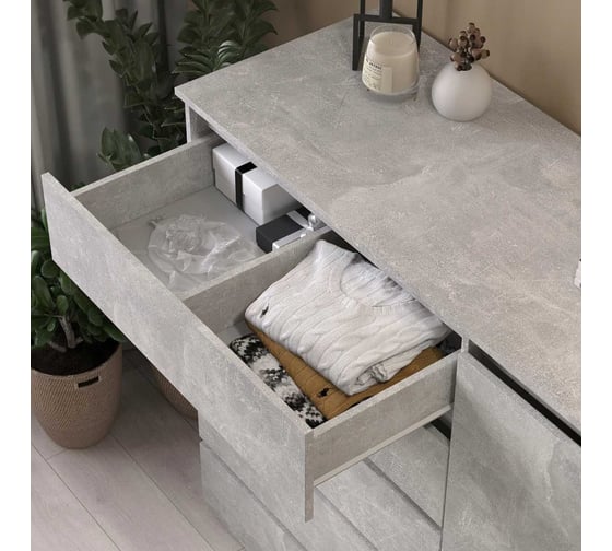 Комод LETTA City Plus Бетон L2125