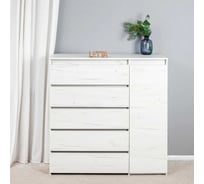 Комод LETTA City Plus Дуб крафт белый L2123