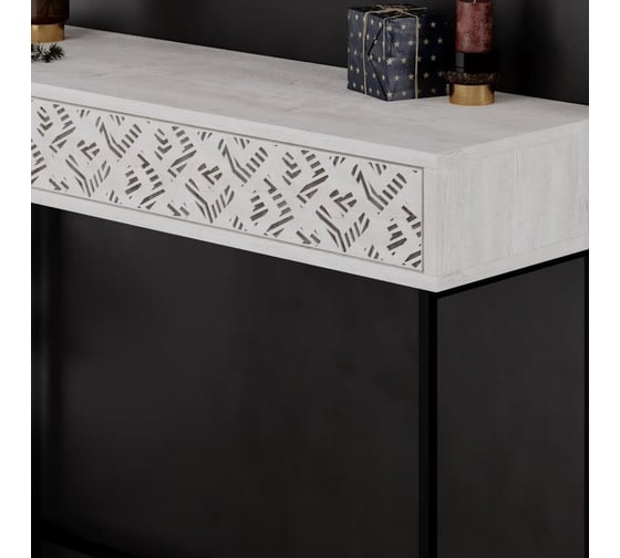 Напольная консоль leve heaton console ancient white LEV00719