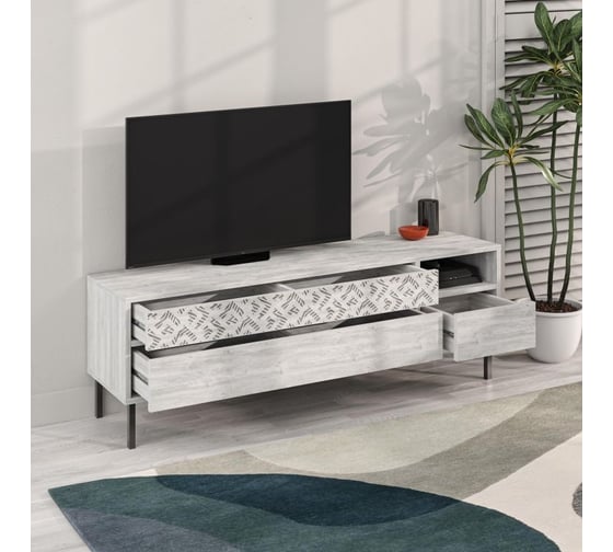ТВ-тумба leve heaton tv stand ancient white LEV00477