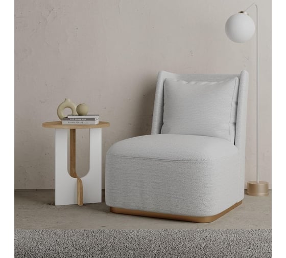 Журнальный стол leve luna side table oak LEV00172
