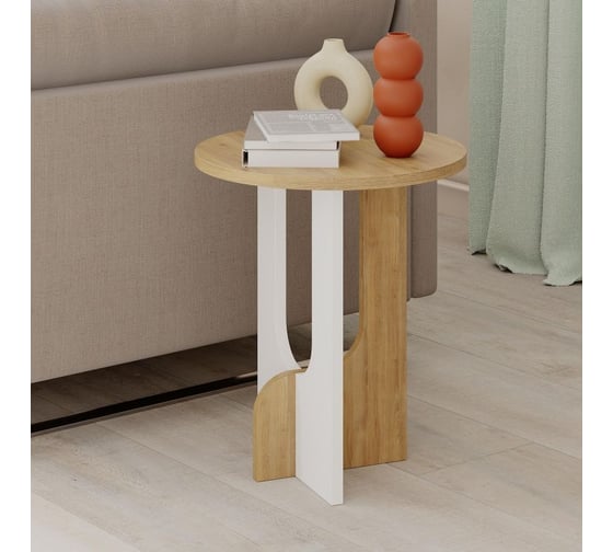Журнальный стол leve luna side table oak LEV00172
