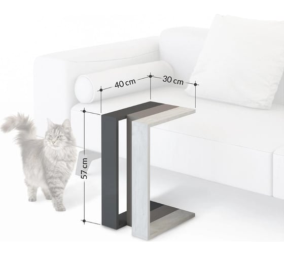Приставной стол leve muju c table oak LEV00008