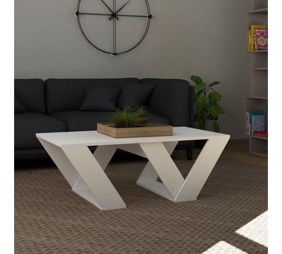 Журнальный стол leve pipra coffee table white LEV00056