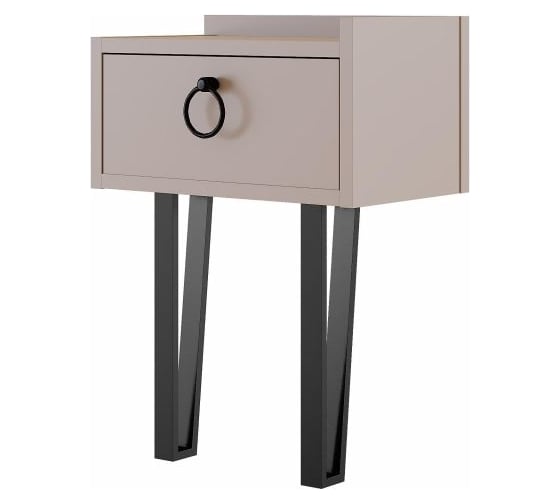 Прикроватная тумба leve sponge nightstand light mocha LEV00352