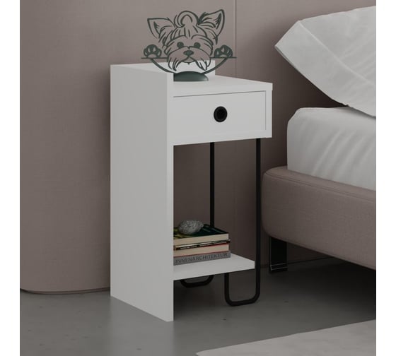 Прикроватная тумба leve sirius nightstand left module white LEV00358