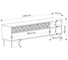 ТВ-тумба leve heaton tv stand oak LEV00478 6