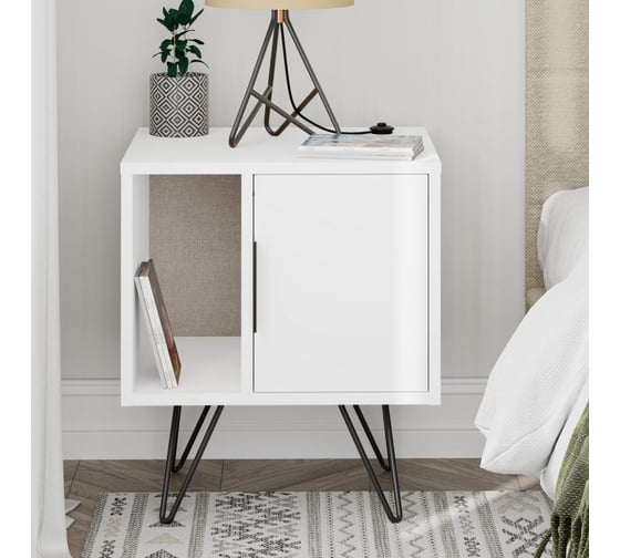 Прикроватная тумба leve glynn bedside table white LEV00298