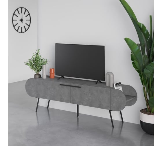 ТВ-тумба leve capsule tv stand retro grey LEV00522