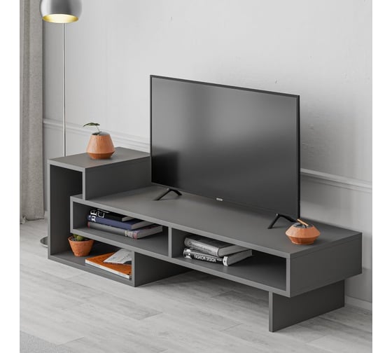 ТВ-тумба leve tetra tv stand anthracite LEV00397