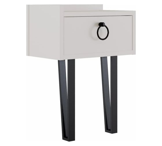 Прикроватная тумба leve sponge nightstand white LEV00350 1