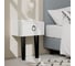 Прикроватная тумба leve sponge nightstand white LEV00350 5