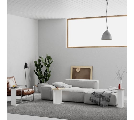 Журнальный стол leve mund side table light mocha LEV00164