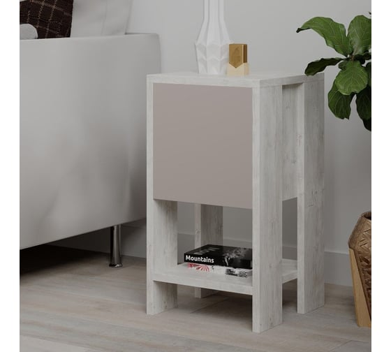 Прикроватная тумба leve ema nightstand ancient white LEV00314