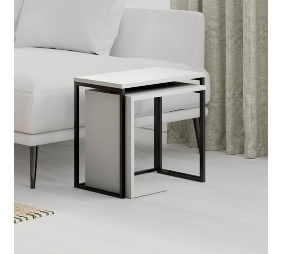 Приставной стол leve zigosh coffee table white LEV00078