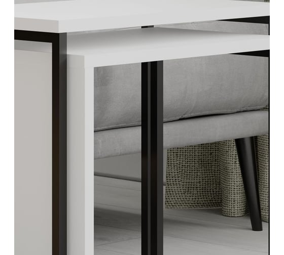 Приставной стол leve zigosh coffee table white LEV00078