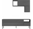 ТВ-тумба leve heaton tv unit anthracite LEV00485 1