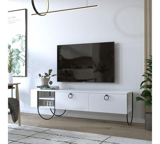 ТВ-тумба leve norfolk tv stand white LEV00431
