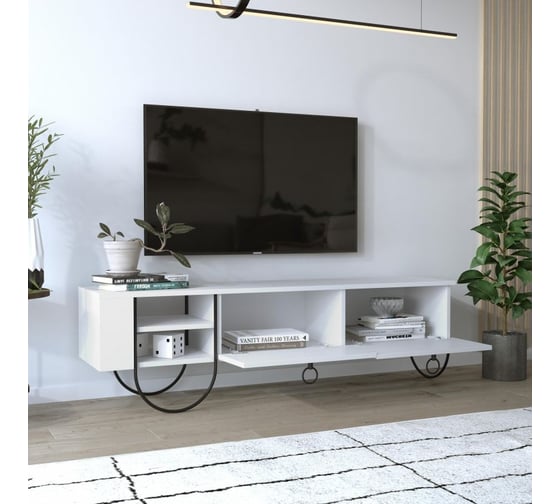 ТВ-тумба leve norfolk tv stand white LEV00431