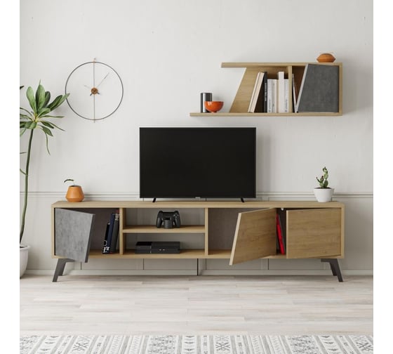 ТВ-тумба leve fiona tv unit oak LEV00565