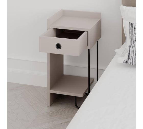 Прикроватная тумба leve sirius nightstand left module light mocha LEV00361