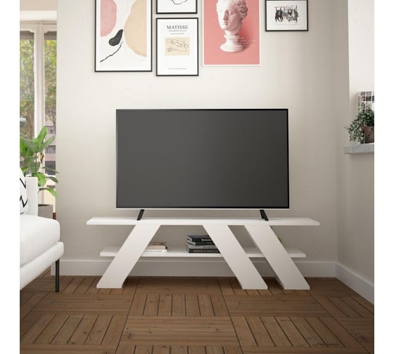 ТВ-тумба leve fella tv stand white LEV00400