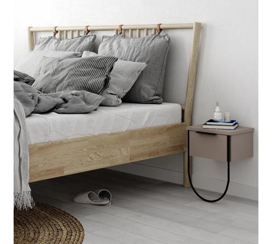 Прикроватная тумба leve norfolk nightstand light mocha LEV00340