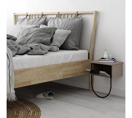 Прикроватная тумба leve norfolk nightstand light mocha LEV00340