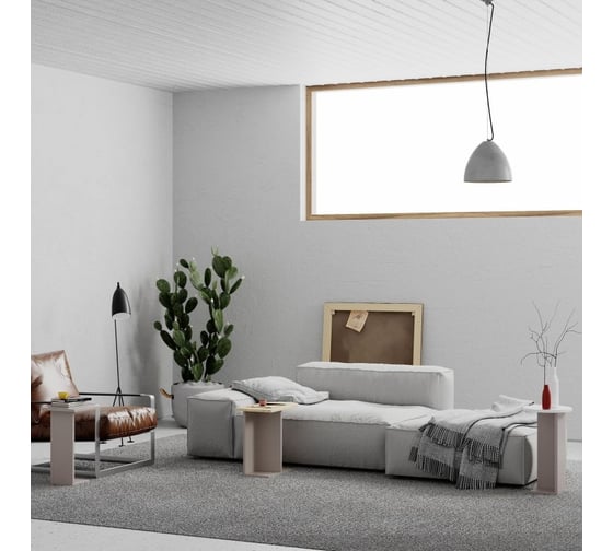Журнальный стол leve mund side table white LEV00165