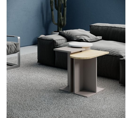Журнальный стол leve mund side table white LEV00165