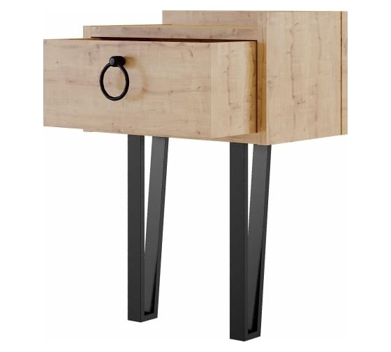 Прикроватная тумба leve sponge nightstand oak LEV00351