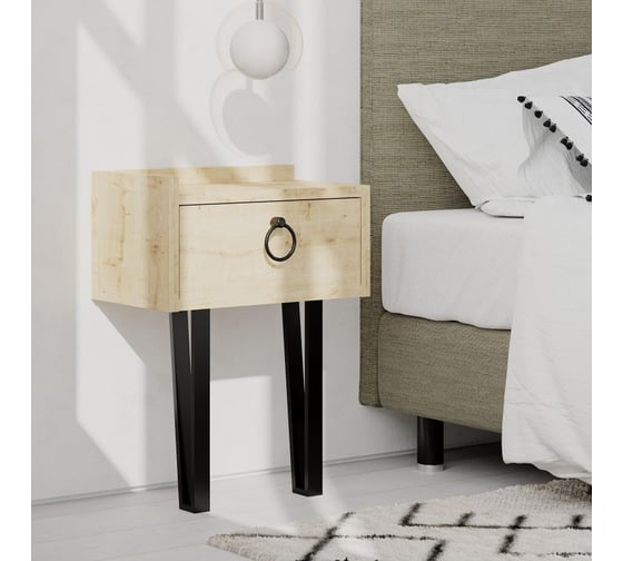 Прикроватная тумба leve sponge nightstand oak LEV00351