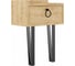 Прикроватная тумба leve sponge nightstand oak LEV00351 1