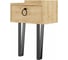 Прикроватная тумба leve sponge nightstand oak LEV00351 3