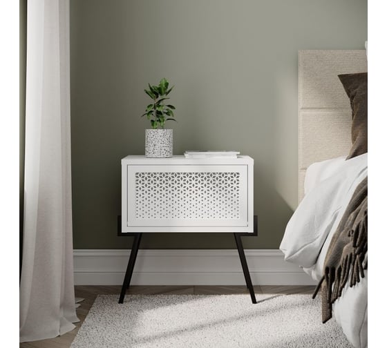 Прикроватная тумба leve naive nightstand white LEV00345