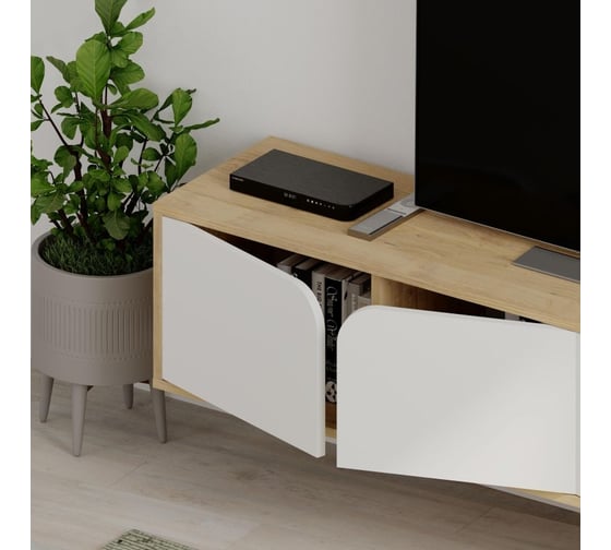 Подвесная тумба leve spark tv stand oak LEV00536