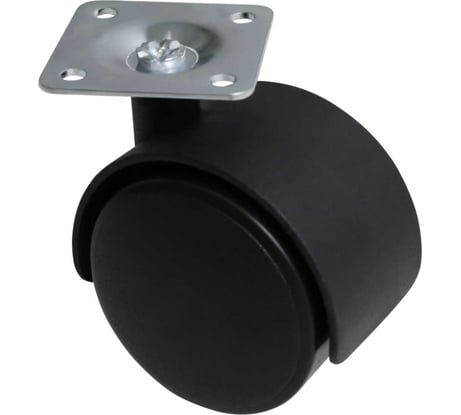 Колесная опора с площадкой MF d=40, 38x38x1,2мм 10191v