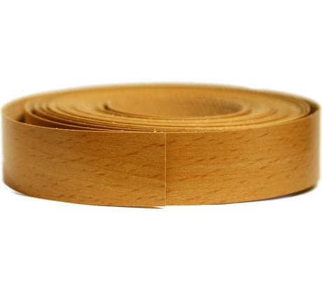 Кромочная лента Невский Крепеж меламиновая с клеем 19 мм - бук бавария R5111 5 м 801935