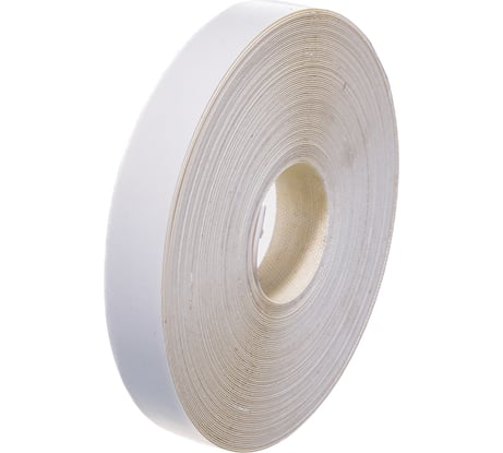 Кромочная лента Невский Крепеж меламиновая с клеем 19 мм - белая W2250 20 м 818992