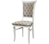 Комплект стульев Мебелик Бонита белый/серебро, Маркус серебро, 2 шт. 7908