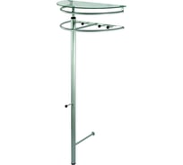 Напольная вешалка Мебелик Галилео 211 металлик/темно-коричневый 1651