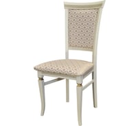 Комплект стульев Мебелик Бонита слоновая кость/золото, Яра даймонд, 2 шт. 7910