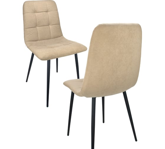 Кухонный стул Callisto mobili мягкий, со спинкой, комплект 2 шт. М205.1А43.2