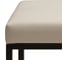 Банкетка GreenWeen ALBA SMART, черный каркас, сидение велюр цвет Ivory, 650x350x450 GW-ALBASMART-IVORY-650B 7