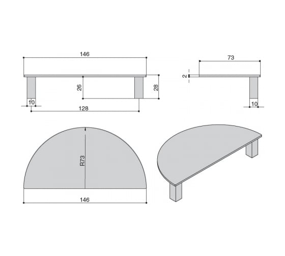 Ручка-скоба MAKMART 128 мм, отделка чёрный бархат (матовый) RS.R.MR.128.9005