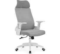 Офисное кресло Woodville flok gray/white 15607